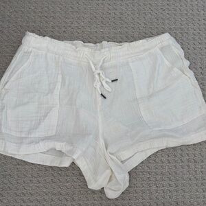 Cotton gauze shorts